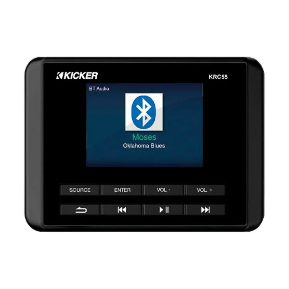 Image of a marine audio control panel on a white background.