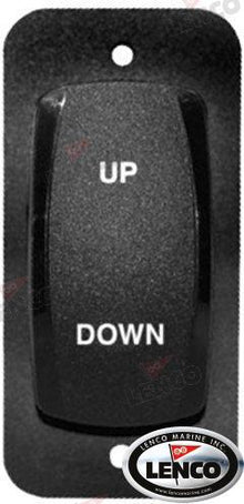 HATCH LIFT ROCKER SWITCH (SINGLE) | OEM  10225 | HARDWARE | LENCO