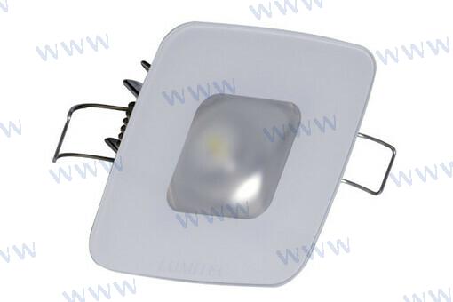 MIRAGE SQUARE, VERRE, BLANC ROUGE BLEU | OEM 116198 | LUMIÈRES | LUMITEC
