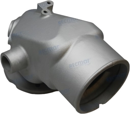 Codo de escape Yanmar de acero inoxidable | Serie 6LY/ -UTM, UTZY, WUTZY, -STE, M-UTE, M-STE | OEM 119588-13501INOX | RECMAR