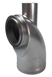 Grey exhaust elbow for Myanmar.