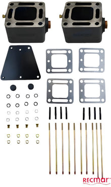 Elevador de codo Mercruiser MCM 76 mm | OEM 3320PAR | 305, 350, 262, 454, 502 (5.0, 5.7, 4.3, 7.4, 8.2) MCM V6 y TBI | RECMAR