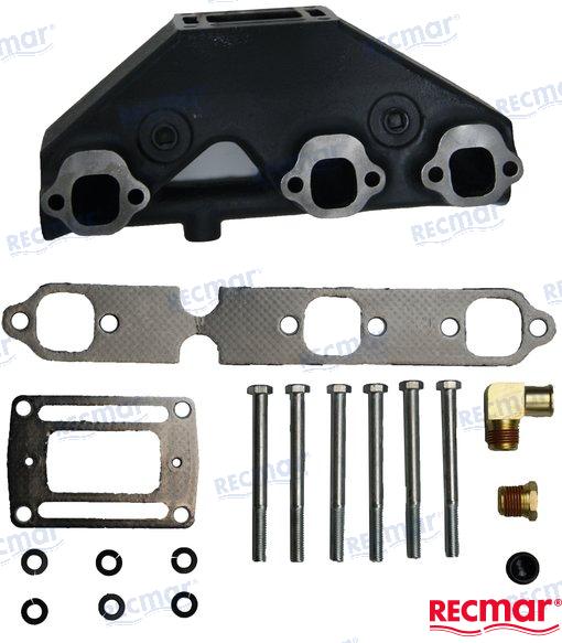 COLECTOR BONBARDIER VOLVO PENTA | OEM 499 | 4.3 GM 262 CID V6 (1991+) | RECMAR