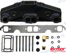 COLECTOR DE ESCAPE BONBARDIER VOLVO PENTA | OEM 501 | 5.7L GM 350 CID V8 (1990+) | RECMAR