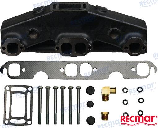 COLECTOR DE ESCAPE BONBARDIER VOLVO PENTA | OEM 501 | 5.7L GM 350 CID V8 (1990+) | RECMAR