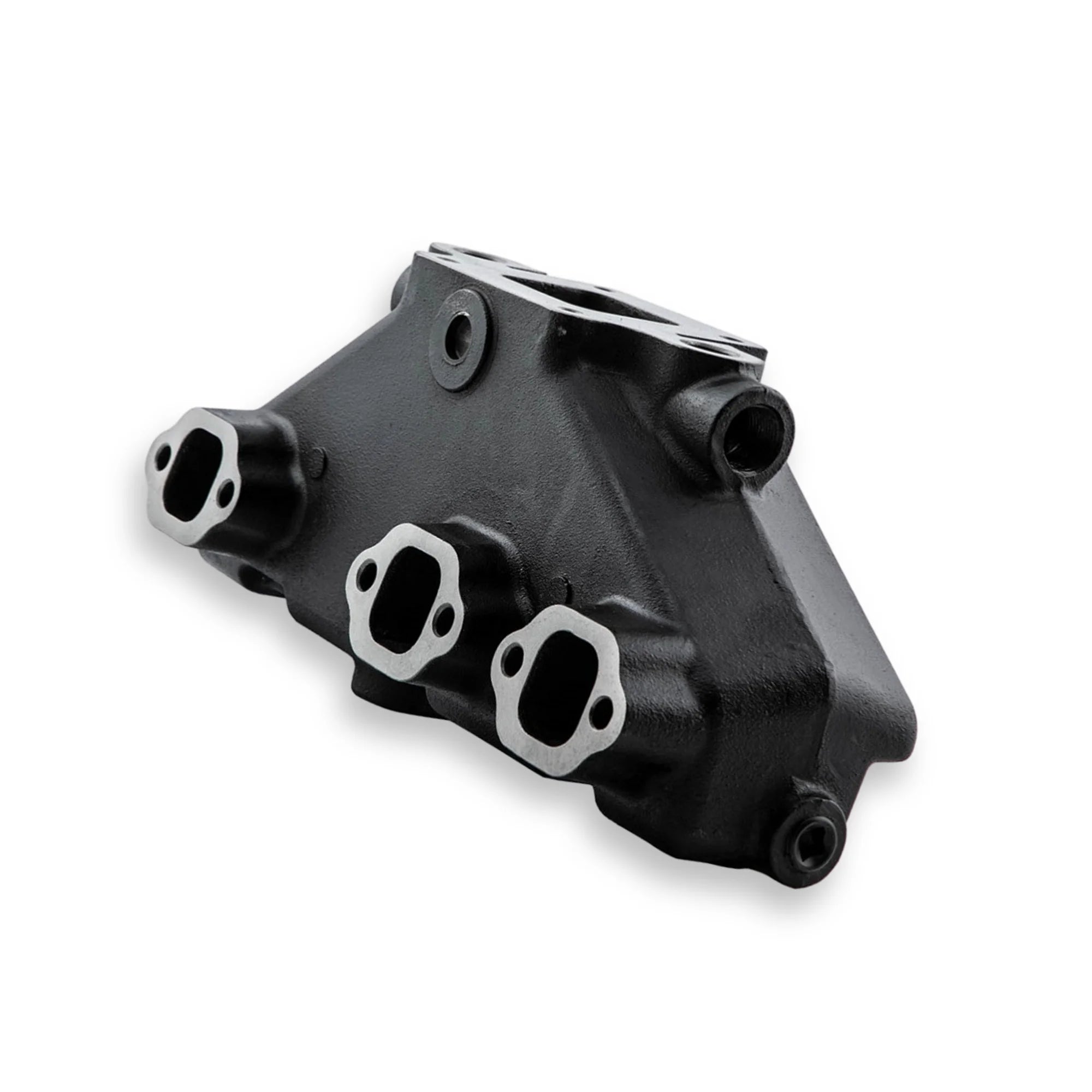 MAR612 Manifold for Mercruiser showing the inside mounting face and bolt holes on a white background.