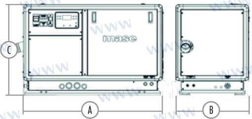 GENERADOR MASE | IS 27K 27KW 1500RPM | OEM 003568 | GENERADORES | MASE
