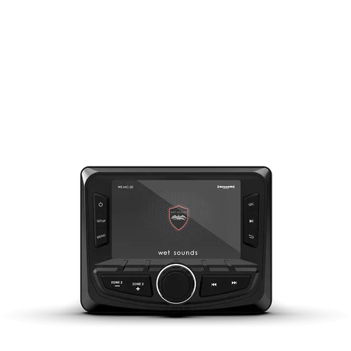WS-MC-20 | Wet Sounds™ 2-Zone Media Center w/ SiriusXM-Ready® and NMEA 2000 Connectivity - TMP Global