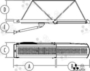 HYDRAULIC GATEWAY SMERALDO 2700 MM - 200 | OEM  01020027 | GATEWAY | MAIBAK