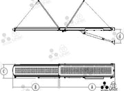 HYDRAULIC GATEWAY ONYX 3300 MM - 350 KG | OEM  01050033 | GATEWAY | MAIBAK