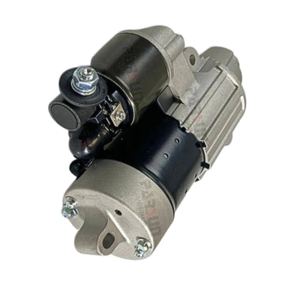 Image of a starter motor on a white background.