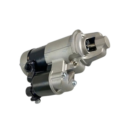 Image of a starter motor on a white background.