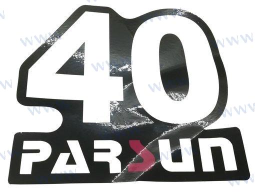 MARCA TRASERA, CARENADO SUPERIOR | OEM 40-08000003 | PIEZAS | PARSUN