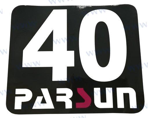 MARCA (DELANTERA), CARENADO SUPERIOR | OEM 40-08000004 | PIEZAS | PARSUN