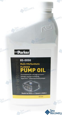 OIL, PLUNGER PUMP, PER 1 QUART | OEM  85-0050 | WATER |