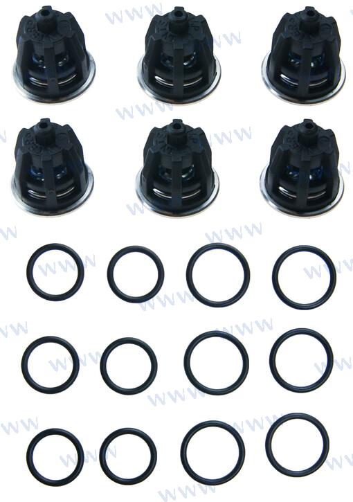 RECONSTRUCCIÓN DE VÁLVULA HPP -2.3-4.2G | OEM 654080002 | AGUA |