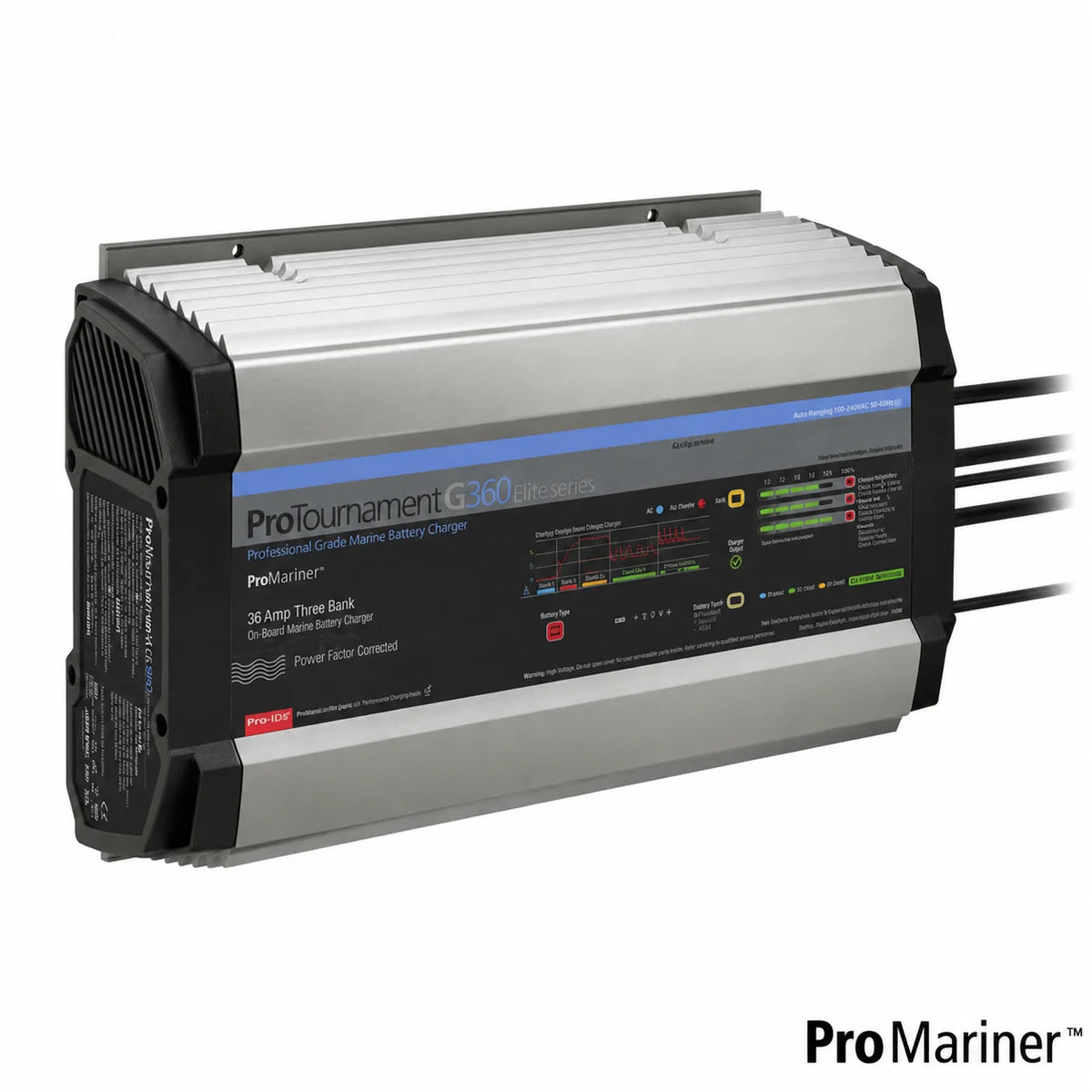 ProMariner battery charger on a white background