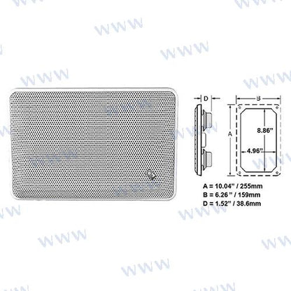 ALTAVOCES PLATINO 255MM X 159MM | OEM 5500W | ALTAVOCES |