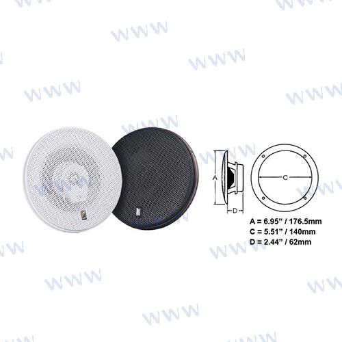 ALTAVOZ TITANIO 6" | OEM 8506W | ALTAVOCES |