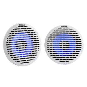 Kicker KM614FL 6.5" Thin-Mount Marine RGB LED Coaxial Speakers 60W RMS 4 Ohm (51KM614FL)