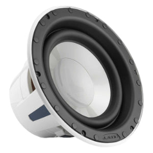 JL Audio M6-10IB-L-GwGw-4 10" Premium Marine Subwoofer with LED Lighting (Gloss White/White Grille) – 4 Ohm