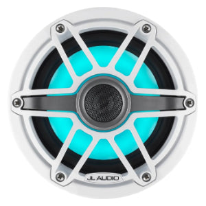 JL Audio M6-650VEX-GW-S-GWGW-i 6.5" Marine VEX Enclosed Coaxial Speakers with Swivel Mount & LED Lighting (White/White)