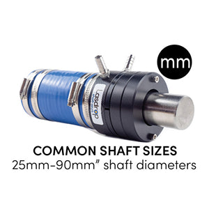 Lasdrop EliteSeal Dripless Shaft Seal, Metric Sizing for 20–150mm Shafts