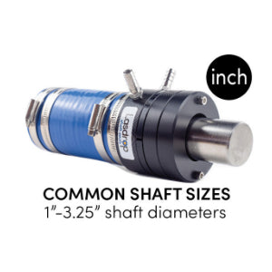 Lasdrop EliteSeal Dripless Shaft Seal, Imperial Sizing for 3/4 to 6 inch Shafts