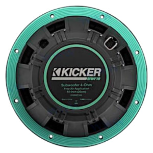 Kicker MWF104 10" Premium Marine Free-Air Subwoofer 400W RMS 4 Ohm 51MWF104