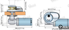 MOLINETE VERTICAL 500W 12V S/C | OEM 1512 | SIN MOLINETE, CABRESTANTE | RÁPIDO