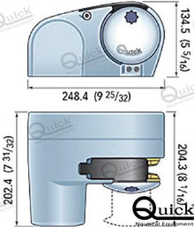 MOLINETE HORIZONTAL 500W 12V | OEM 600U | SIN MOLINETE, CABRESTANTE | RÁPIDO