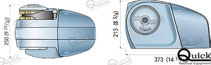 MOLINETE HECTOR 1000W 24V 8MM | OEM 1024 | SIN MOLINETE, CABRESTANTE | RÁPIDO