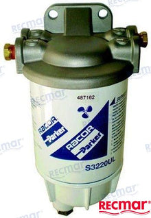 FILTRO DE COMBUSTIBLE CON SOPORTE INOXIDABLE | OEM 320R-INOX-02 | FILTRO DE COMBUSTIBLE | RACOR