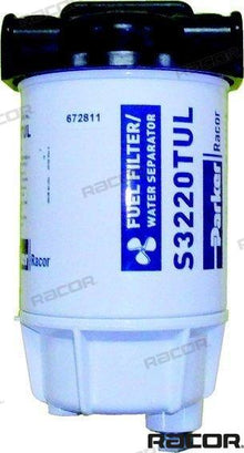 FILTRO DE COMBUSTIBLE VOLVO PENTA CON SOPORTE | OEM 320R-RAC-02 | FILTRO DE COMBUSTIBLE | RACOR