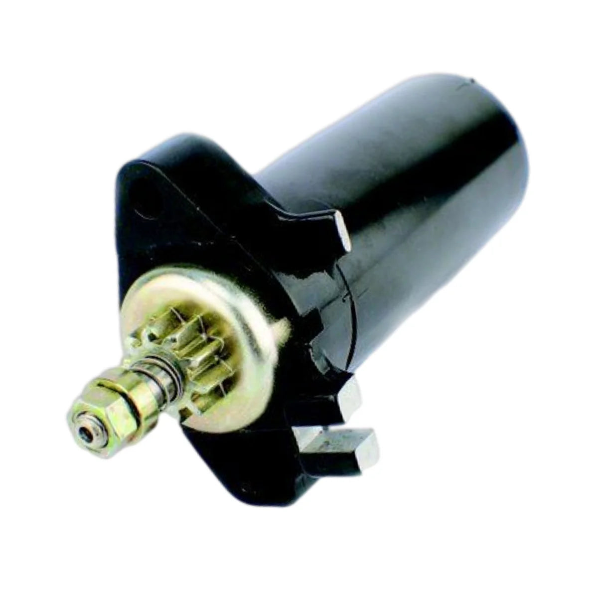 Image of a starter motor on a white background.