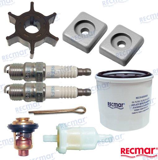 طقم صيانة هوندا | رقم القطعة الأصلية 06211-ZW9-505 | BF8 BF9.9D BF10 | RECMAR