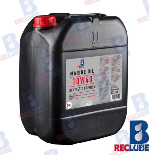 ACEITE MARINO SINTÉTICO 10W-40 50L | OEM 10W40 50L | LUBRICANTES | RECMAR