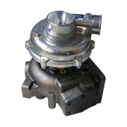 Image of a turbocharger on a white background.