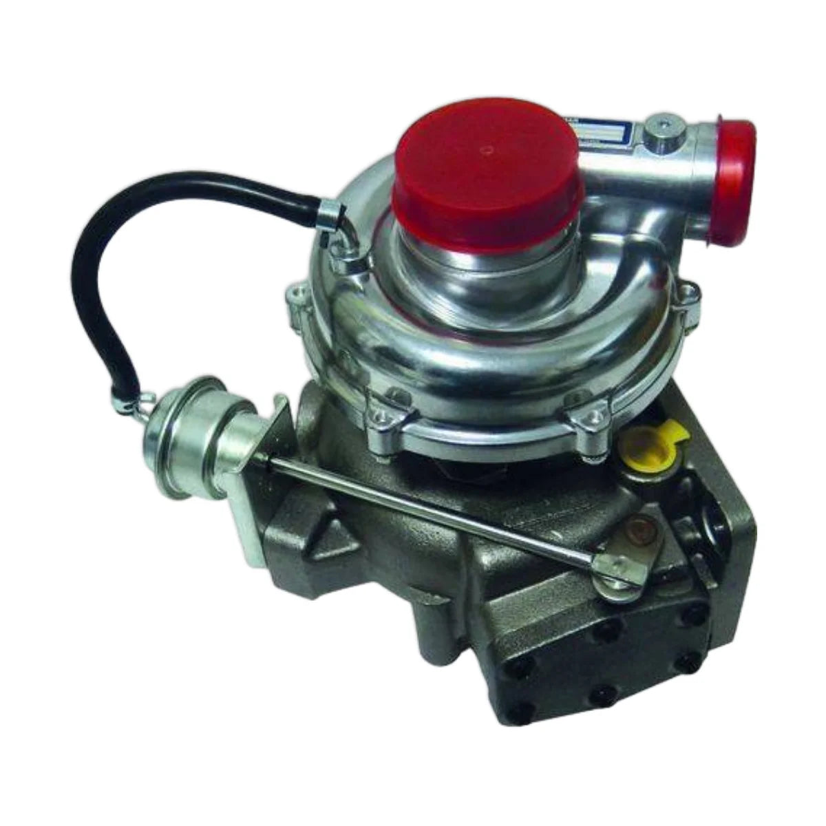 Image of a turbocharger on a white background.