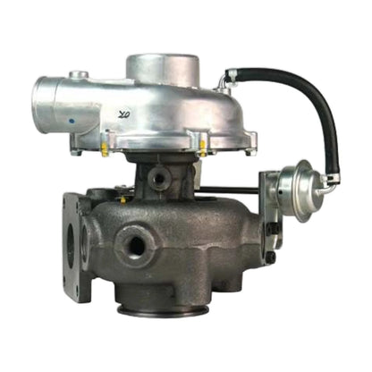 Image of a turbocharger on a white background.