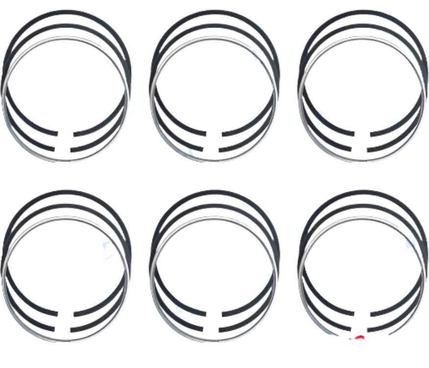 JUEGO DE ANILLOS DE PISTÓN YANMAR 6LP Y 6LPA | OEM 119770-00250 | RECMAR