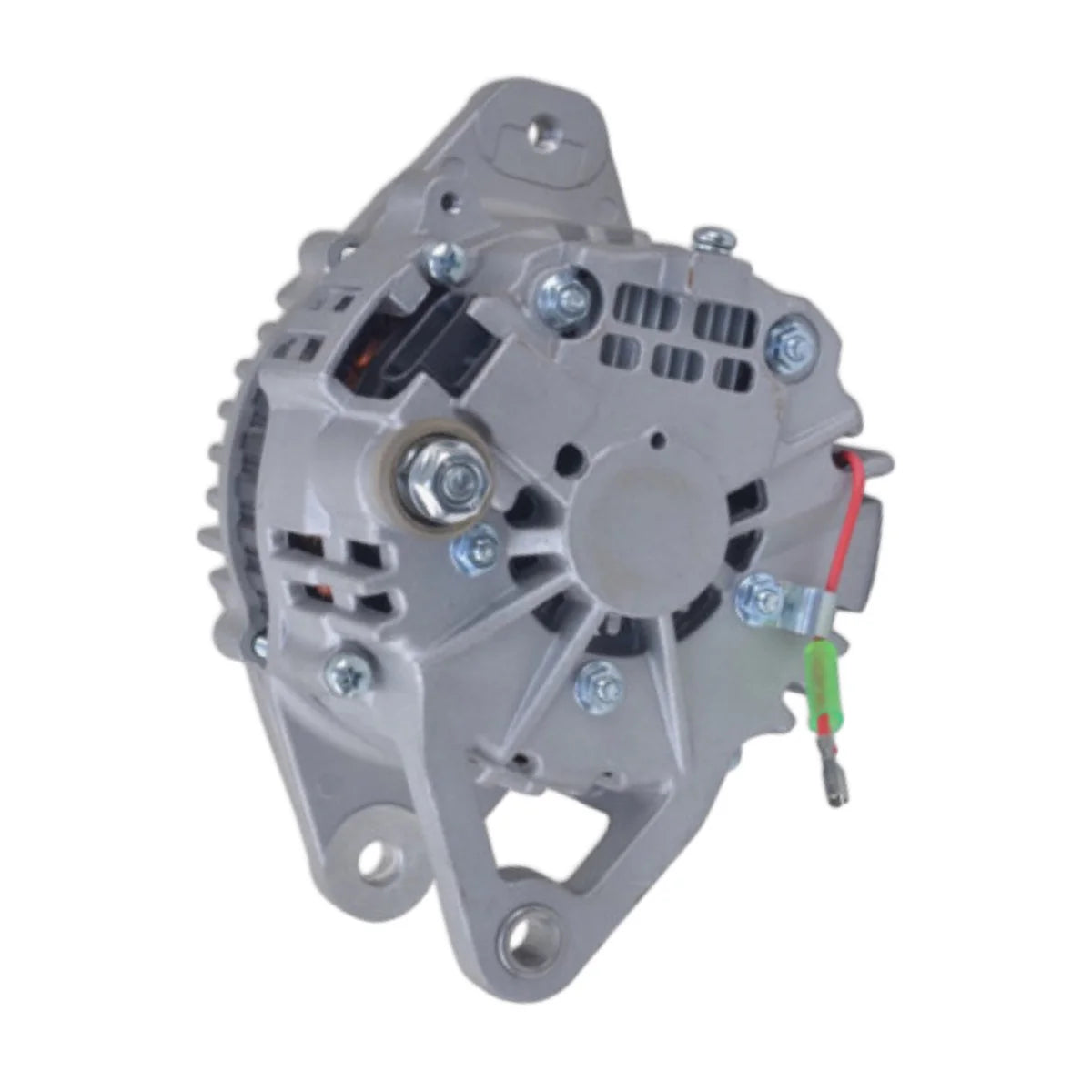 Image of an alternator on a white background.
