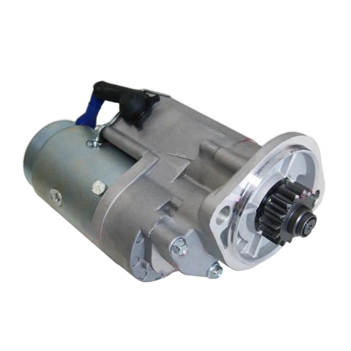 Image of a starter motor on a white background.