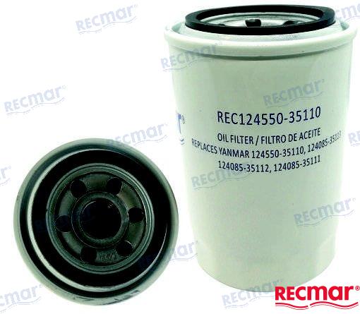 FILTRO DE ACEITE YANMAR | OEM 124550-35110 | FILTRO DE ACEITE | RECMAR
