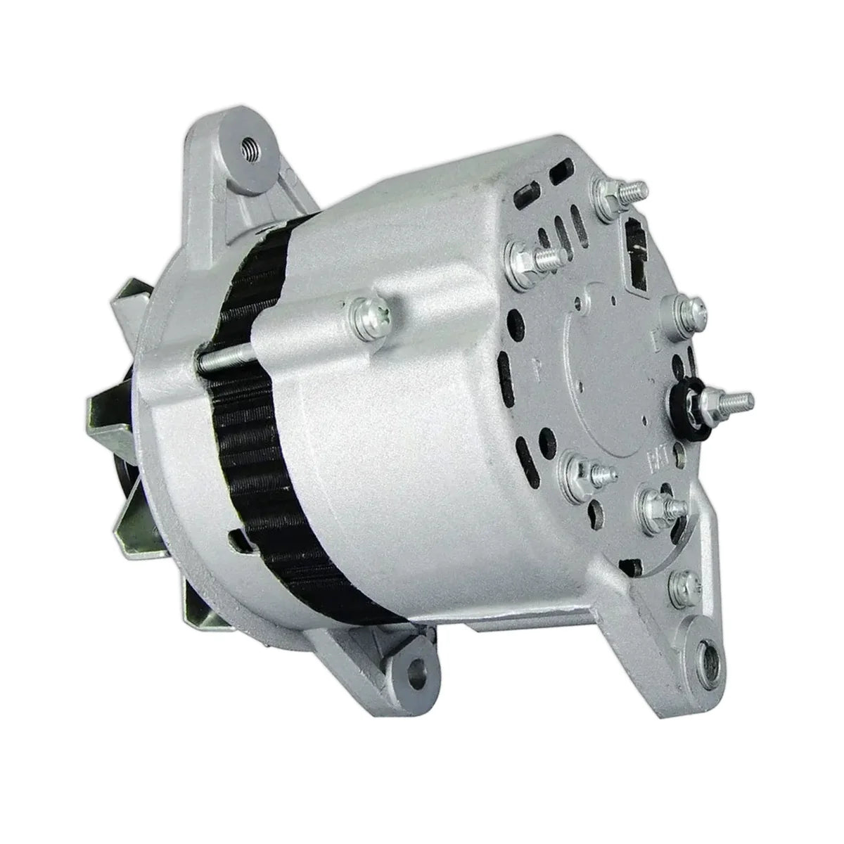 Image of an alternator on a white background.