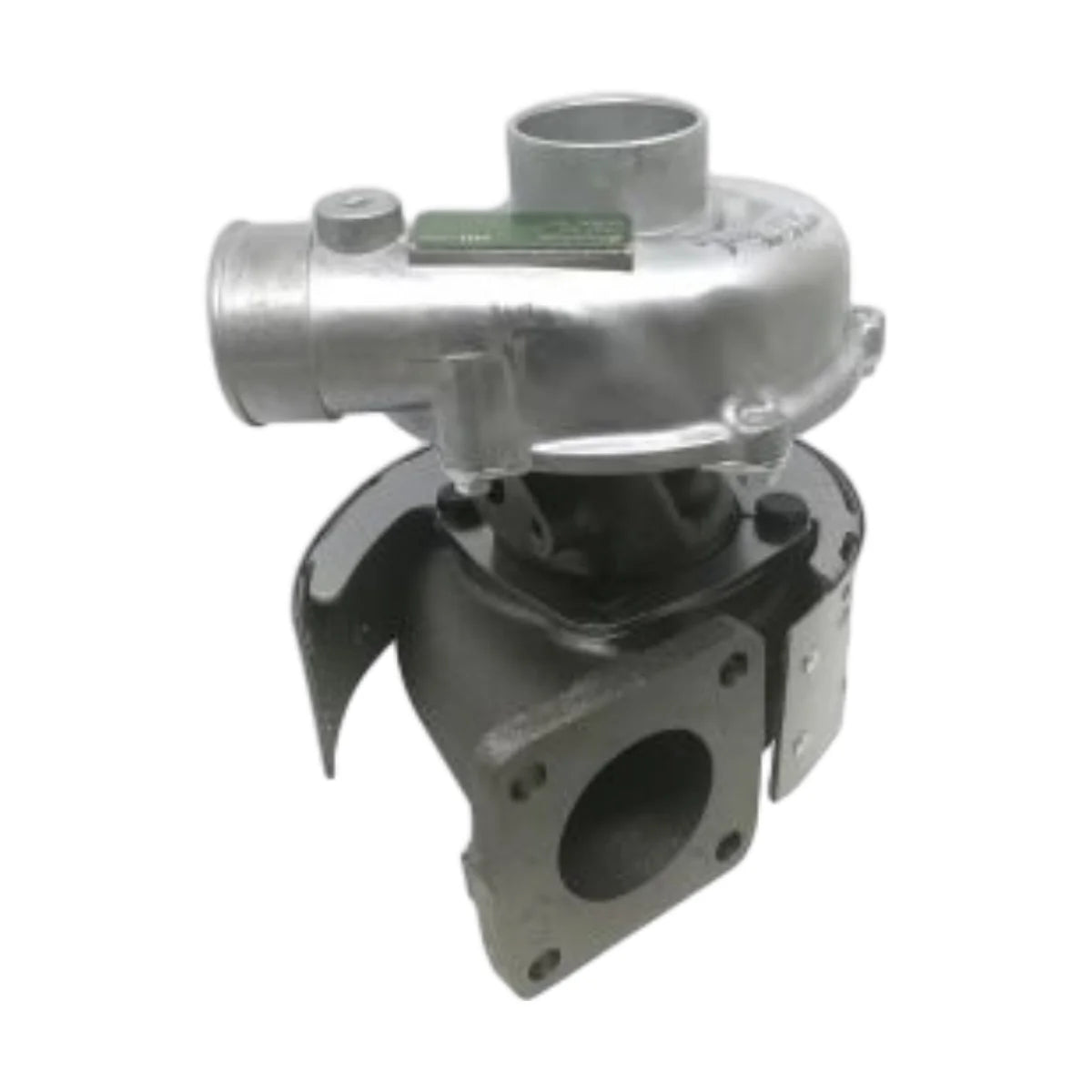Image of a turbocharger on a white background.