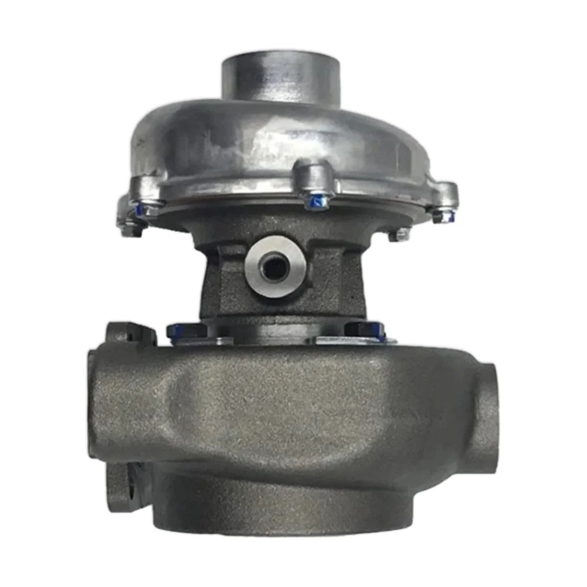 Image of a turbocharger on a white background.