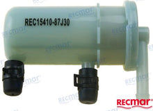 Filtro de combustible Suzuki DF20R, DF25, DF25R V2 (2006-11) DF40, DF50X-K10 (1999-10) DF | OEM 15410-87J30 | RECMAR