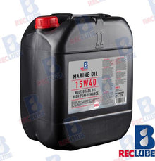 Huile marine Volvo Penta 15W-40 MINÉRALE 205 L | OEM 15W40205L | Lubrifiants | Recmar