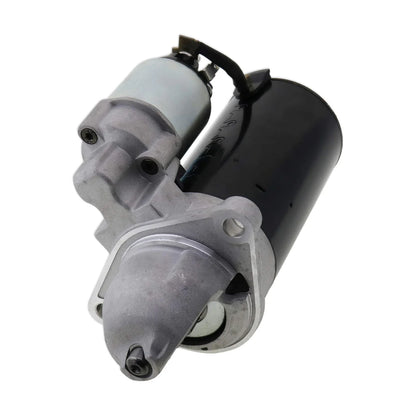Image of a starter motor on a white background.